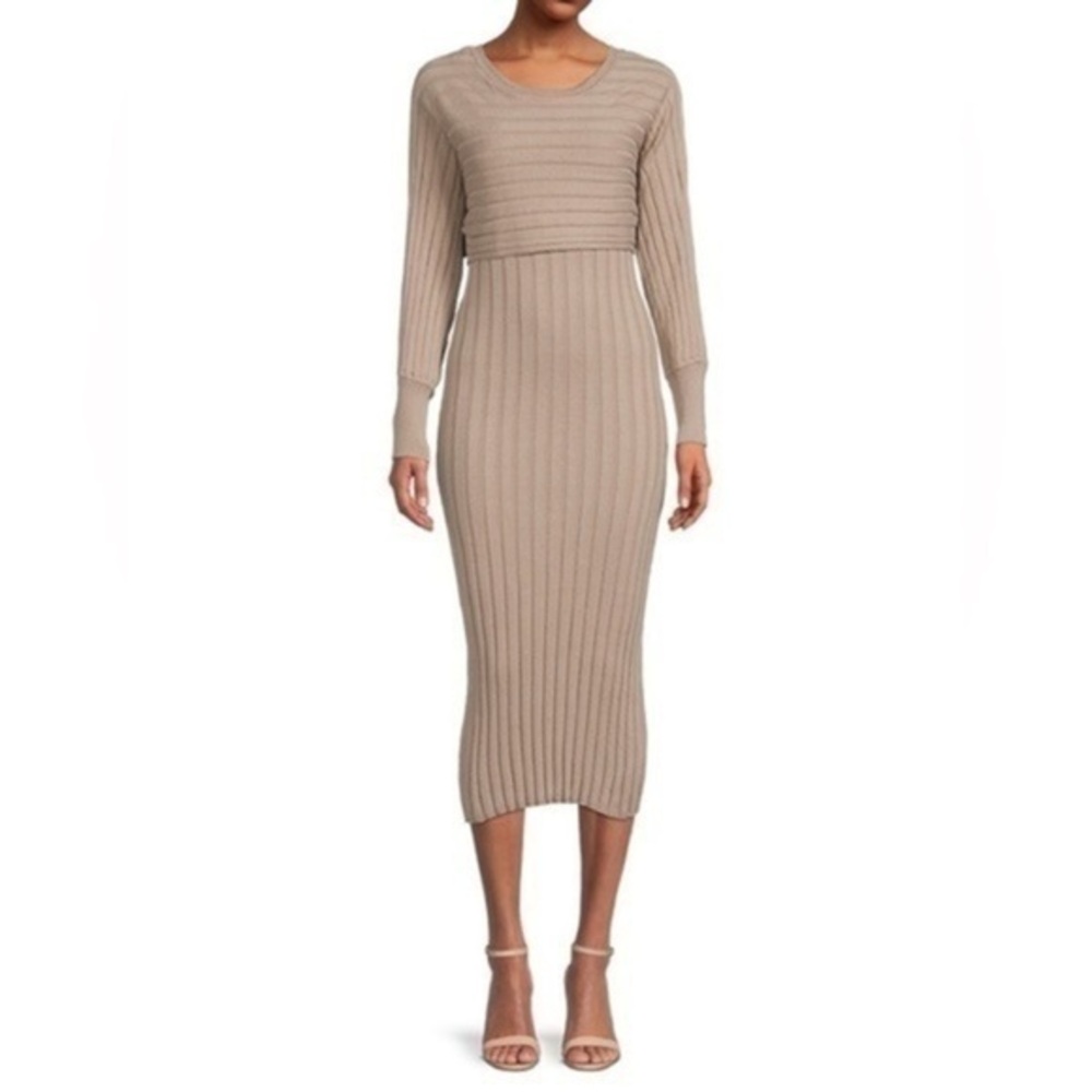 NWT STITCHDROP
All In One Rib Midi Dress